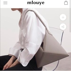 Mlouye Mini Flex Hobo Handbag in Taupe